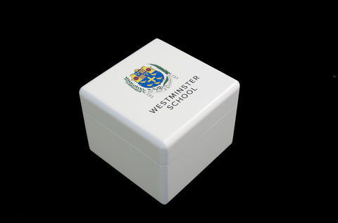 Westminster School Memory box - Small Square - white top