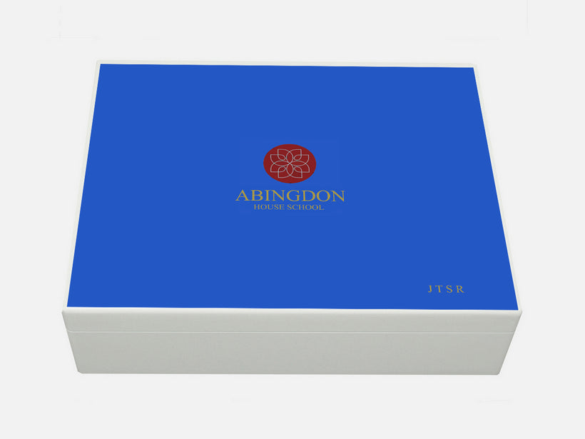Personalised Abingdon House School Memory Wood Boxes