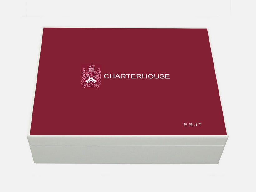 Personalised Charterhouse School Memory  Boxes