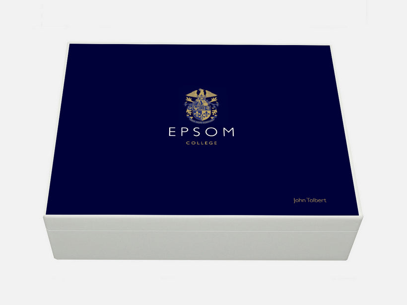Personalised Epsom College School Memory Boxes