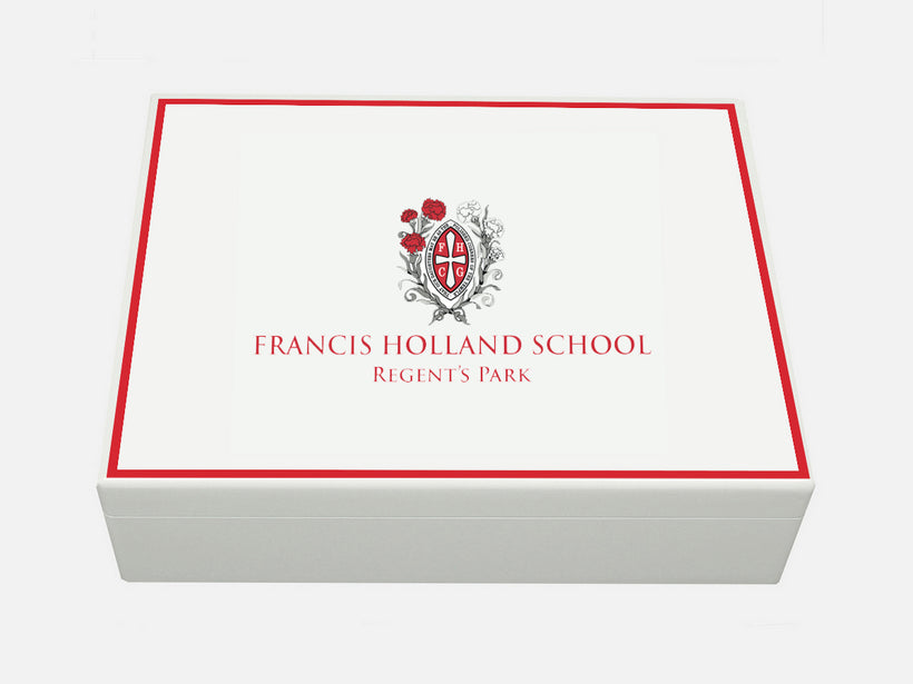 Personalised Francis Holland Regents Park School Memory Boxes