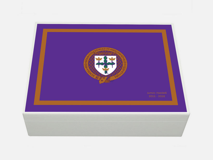 Personalised Royal Colchester Grammar School Memory Boxes