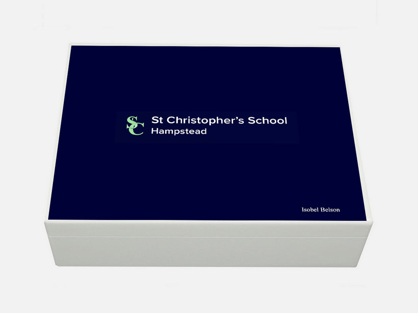 Personalised St Christopher&#39;s Hampstead Girls School Memory  Boxes