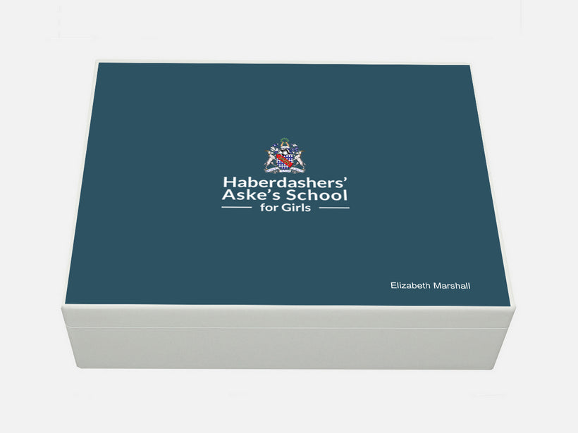 Personalised Haberdasher Aske&#39;s Girls&#39; School Memory Boxes