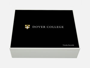 Dover College School Memory Wood Box - A4 Box - Personalised