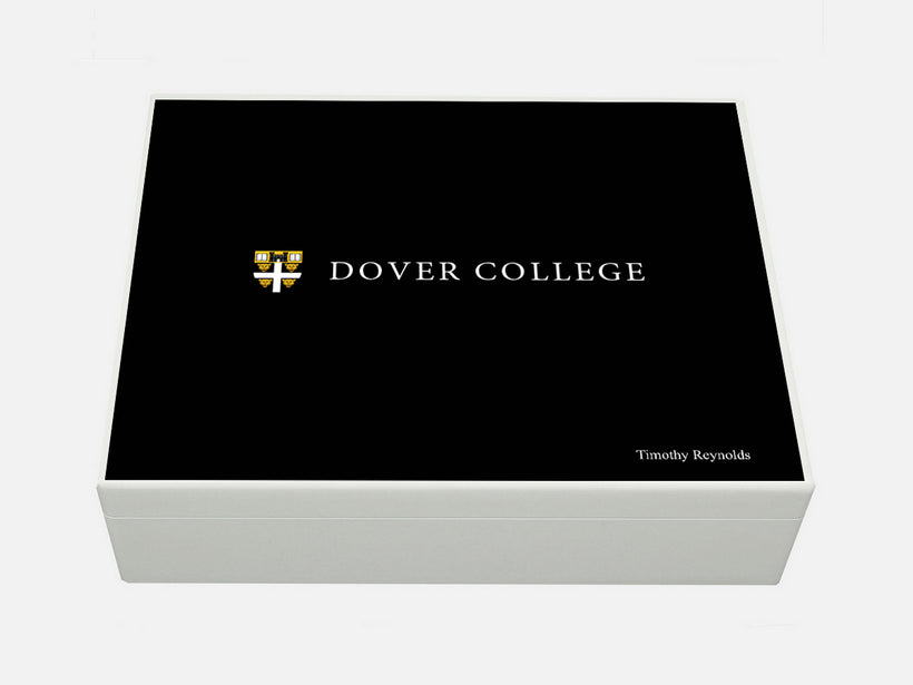 Personalised Dover College School Memory Wood Boxes