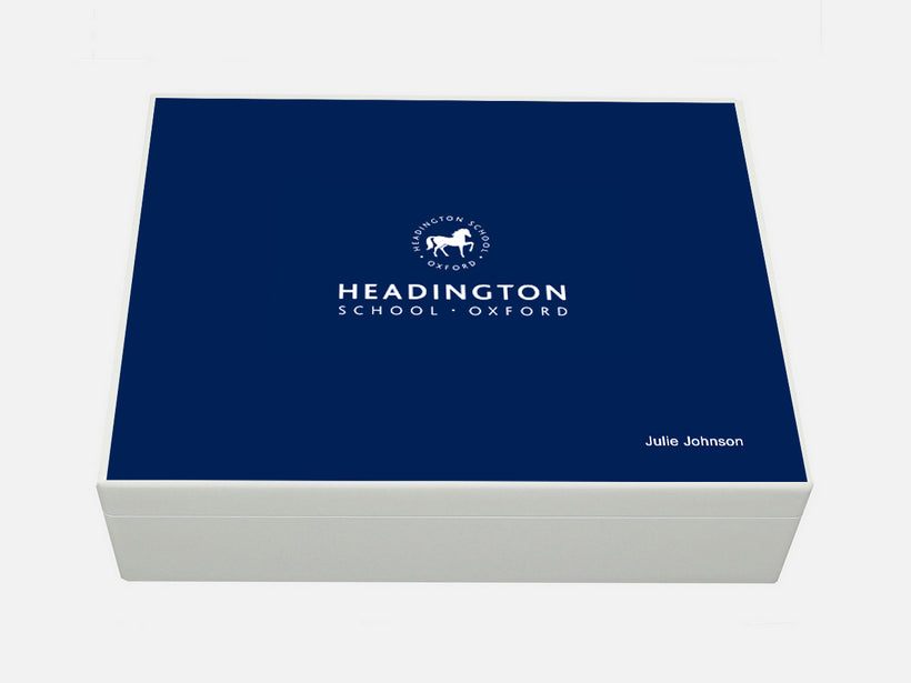 Personalised Headington School Memory  Boxes