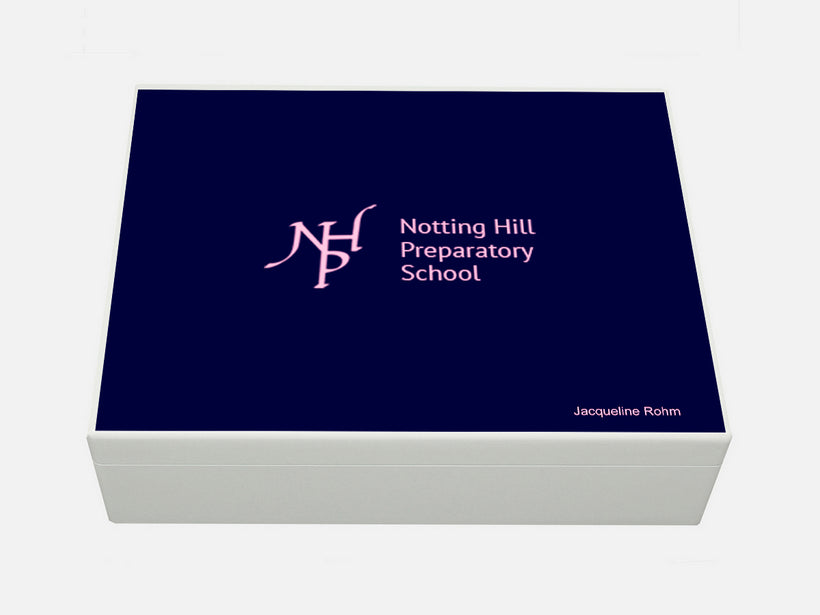 Personalised Notting Hill Prep School Memory Boxes