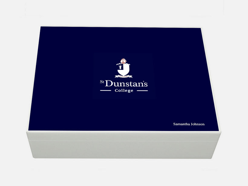 Personalised St Dunstan&#39;s College School Memory Boxes