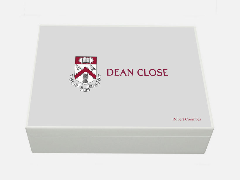 Personalised Dean Close School Memory  Boxes