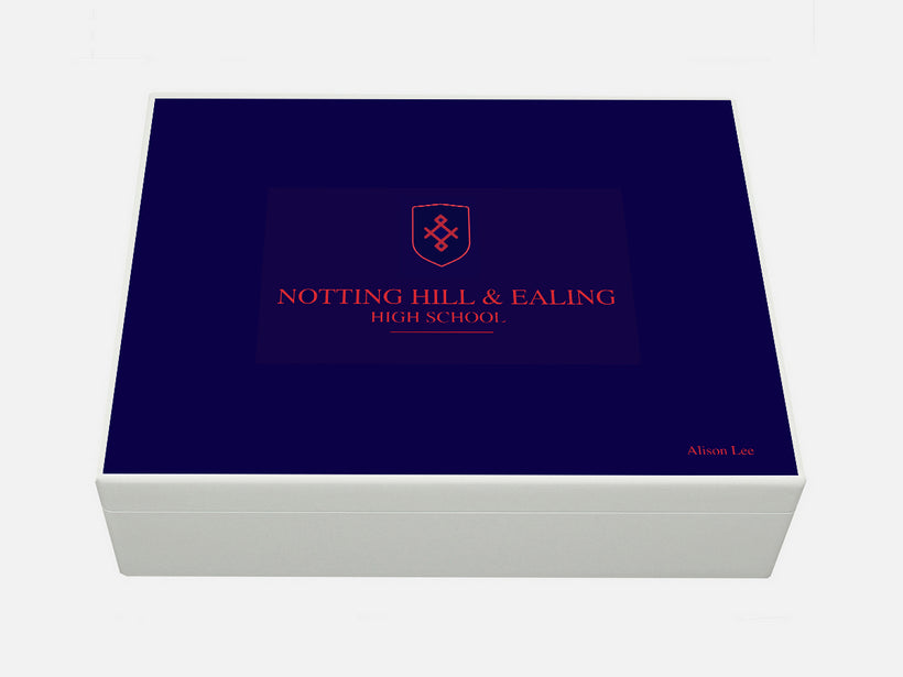 Personalised Notting Hill &amp; Ealing High School Memory Boxes