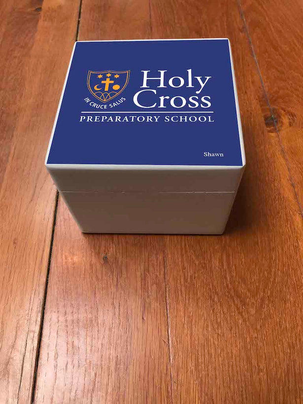 Personalised Holy Cross Prep School Memory  Boxes