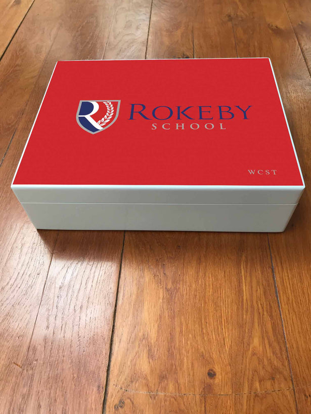 Personalised Rokeby School Memory  Boxes