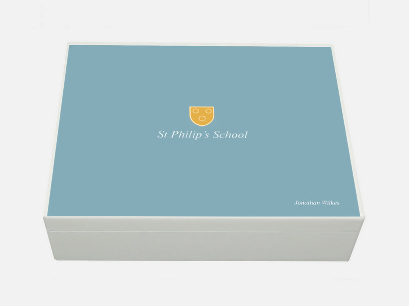 Personalised St Philip&#39;s School Memory Boxes