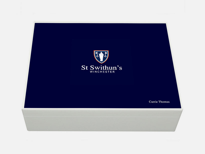 Personalised St Swithun&#39;s School Memory Boxes