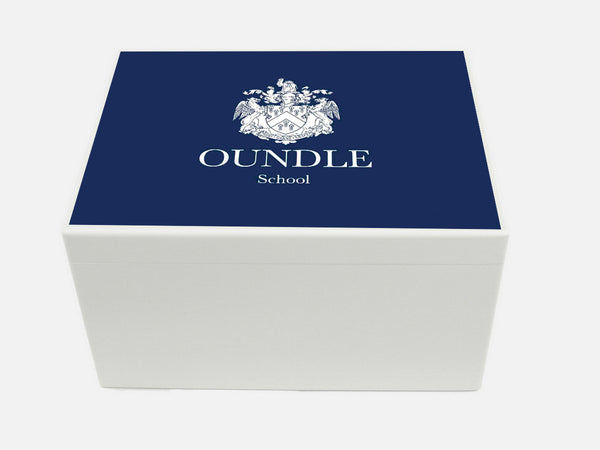 Oundle School Memory Wood Box - A4 Chest - Personalised