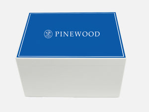 Pinewood School Memory Wood Box - A4 Chest - Personalised