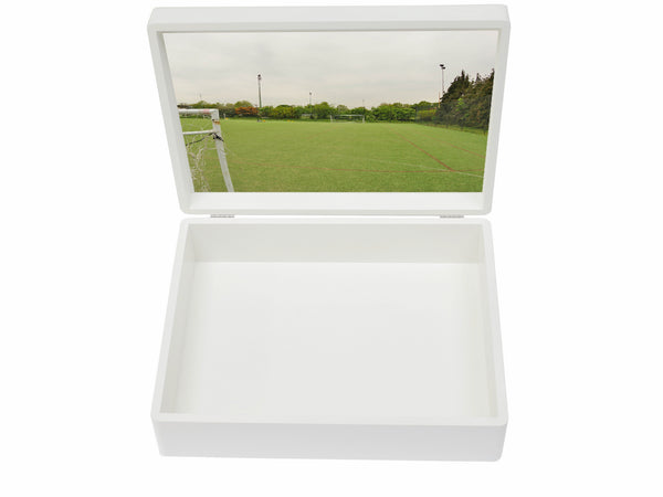 Falcons School Memory Wood Box - A4 box - personalised