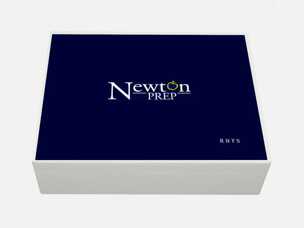 Newton Prep School Memory Wood Box - A4 box - Personalised