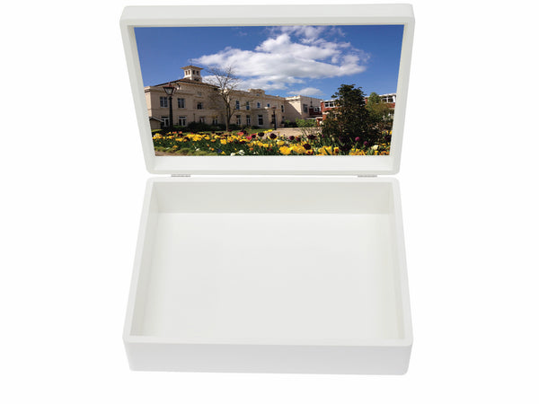 St Georges College School Memory Wood Box - A4 box - Personalised