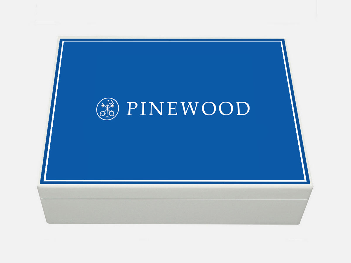 Pinewood School Memory Wood Box - A4 box - Personalised