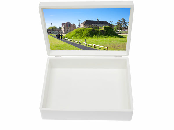 St Mary's Calne School Memory Wood Box - A4 box - Personalised