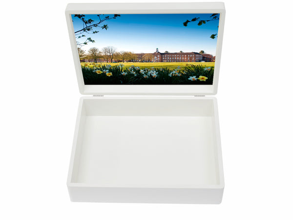 St Swithuns School Memory Wood Box - A4 box - Personalised