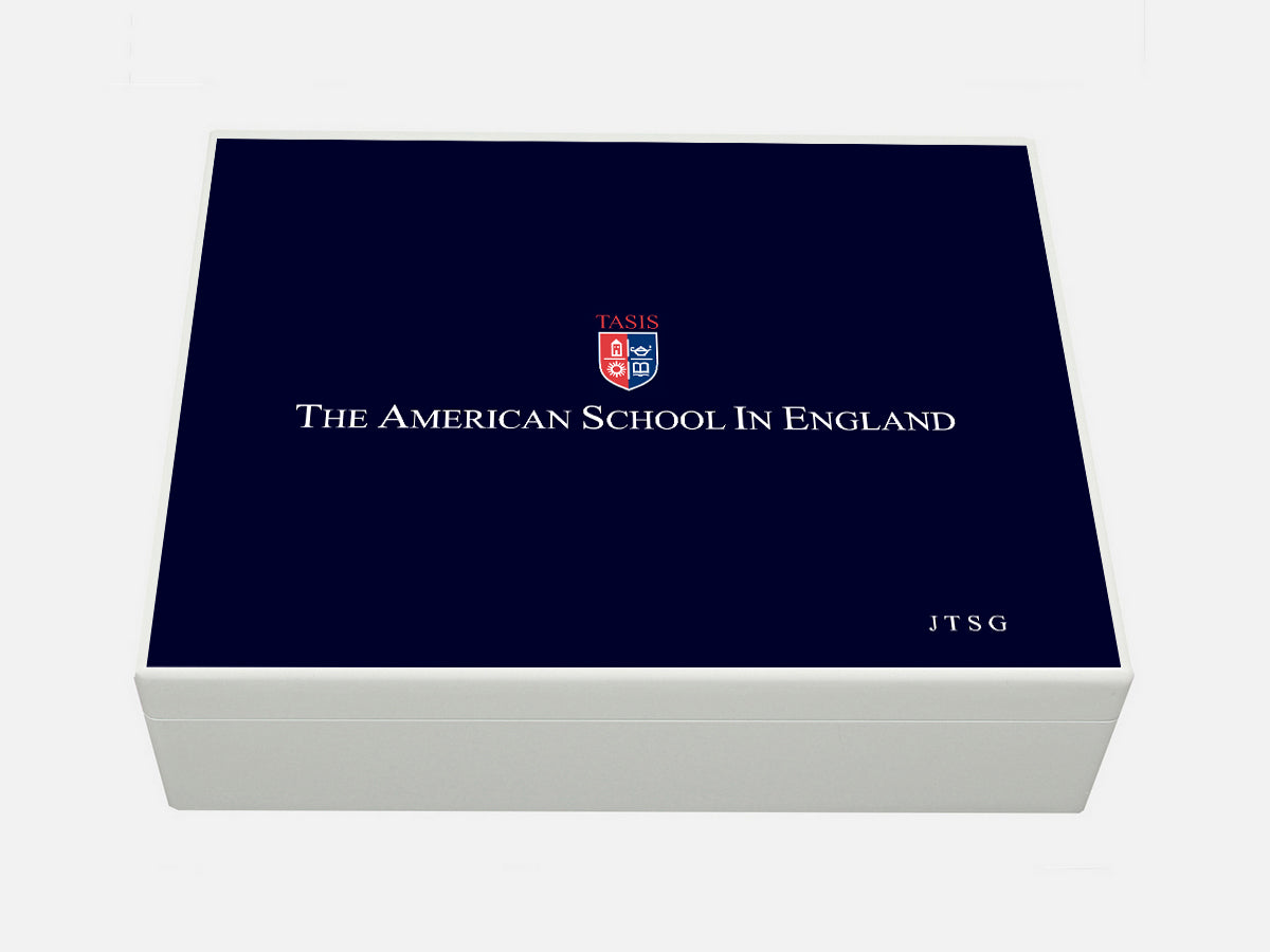 TASIS American School in England School Memory Wood Box - A4 box - Personalised