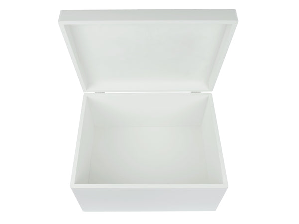 YOUR ARTWORK  on a Premium White A4 Chest Wooden Gift Box  335 x 260 x 180 mm