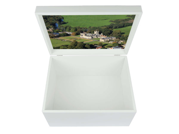 Canford School Memory Wood Box - A4 Chest - Personalised