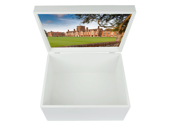 Eastbourne College School Memory Wood Box - A4 Chest - Personalised