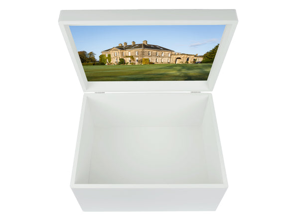 Mowden Hall School Memory Wood Box - A4 Chest - Personalised