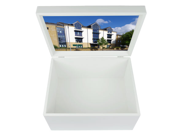 Surbiton High School  School Memory Wood Box - A4 Chest - Personalised