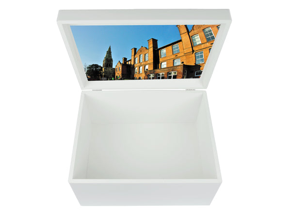 Wimbledon High School Memory Wood Box - A4 Chest - Personalised