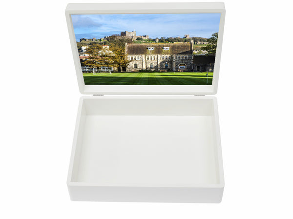 Dover College School Memory Wood Box - A4 Box - Personalised