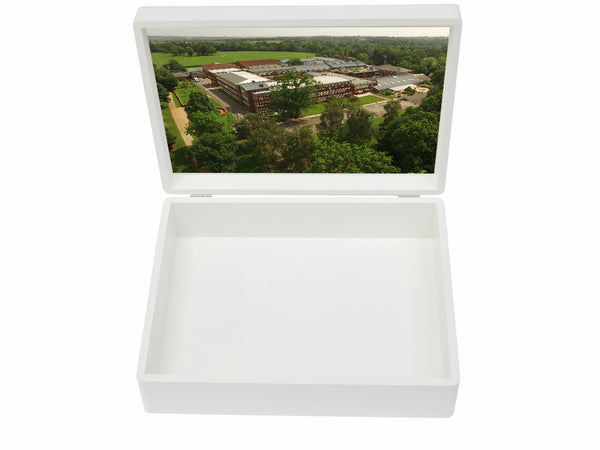 Haberdasher Aske's Girls' School Memory Wood Box - A4 box - Personalised