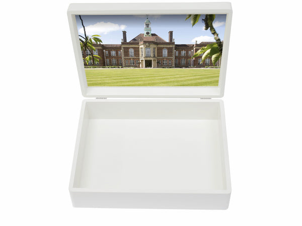 Headington School Memory Wood Box - A4 box - Personalised