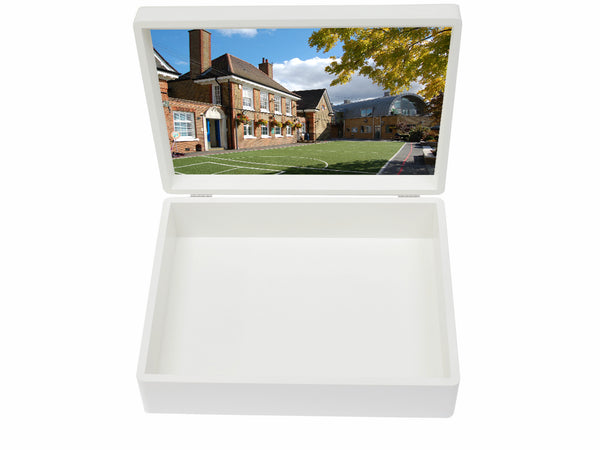 Hornsby House School Memory Wood Box - A4 box - Personalised