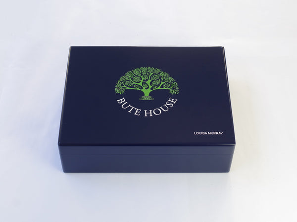 Create a Personalised Luxury Blue School Memory  Box - A4 Box