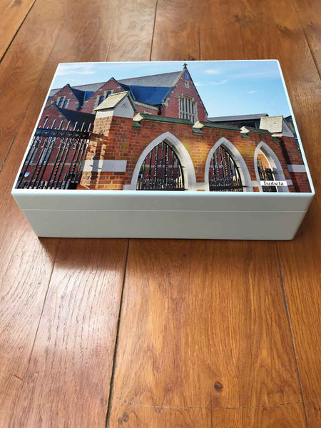 Latymer Upper School Memory Wood Box - A4 Box - Photo Box - Personalised