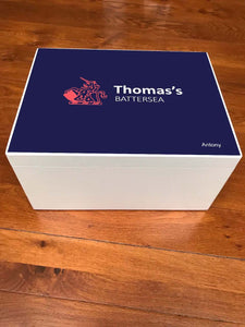 Thomas's Battersea School Memory Wood Box - A4 Chest - Personalised