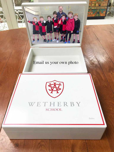 Wetherby Prep School Memory Wood Box - A4 box - Personalised