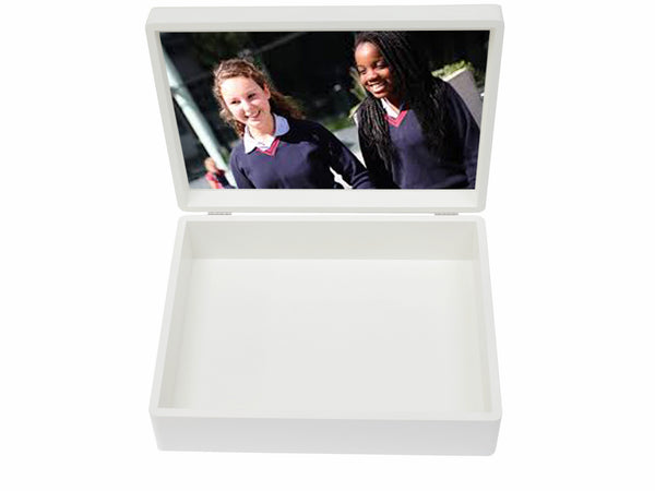 Notting Hill & Ealing High School Memory Wood Box - A4 box - Personalised