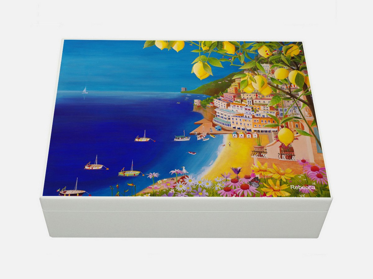 YOUR ARTWORK on a Premium White A4 Box fits a4-sized papers  335 x 260 x 100 mm