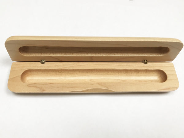 Thin Maple Pen Case | Personalise with a name or initials