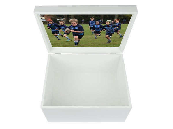 Dulwich Prep School Memory Wood Box - A4 Chest - Personalised